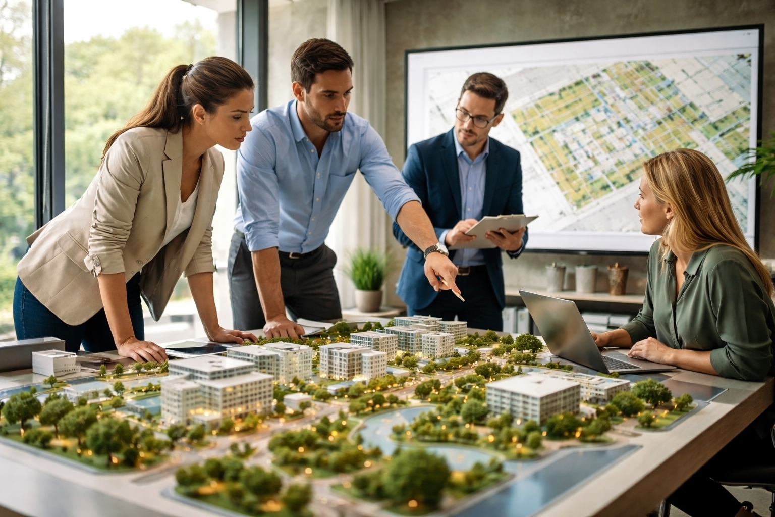 אמנות ה-Zoning: תכנון חכם של חללים פתוחים בפרויקטים מסחריים גדולים